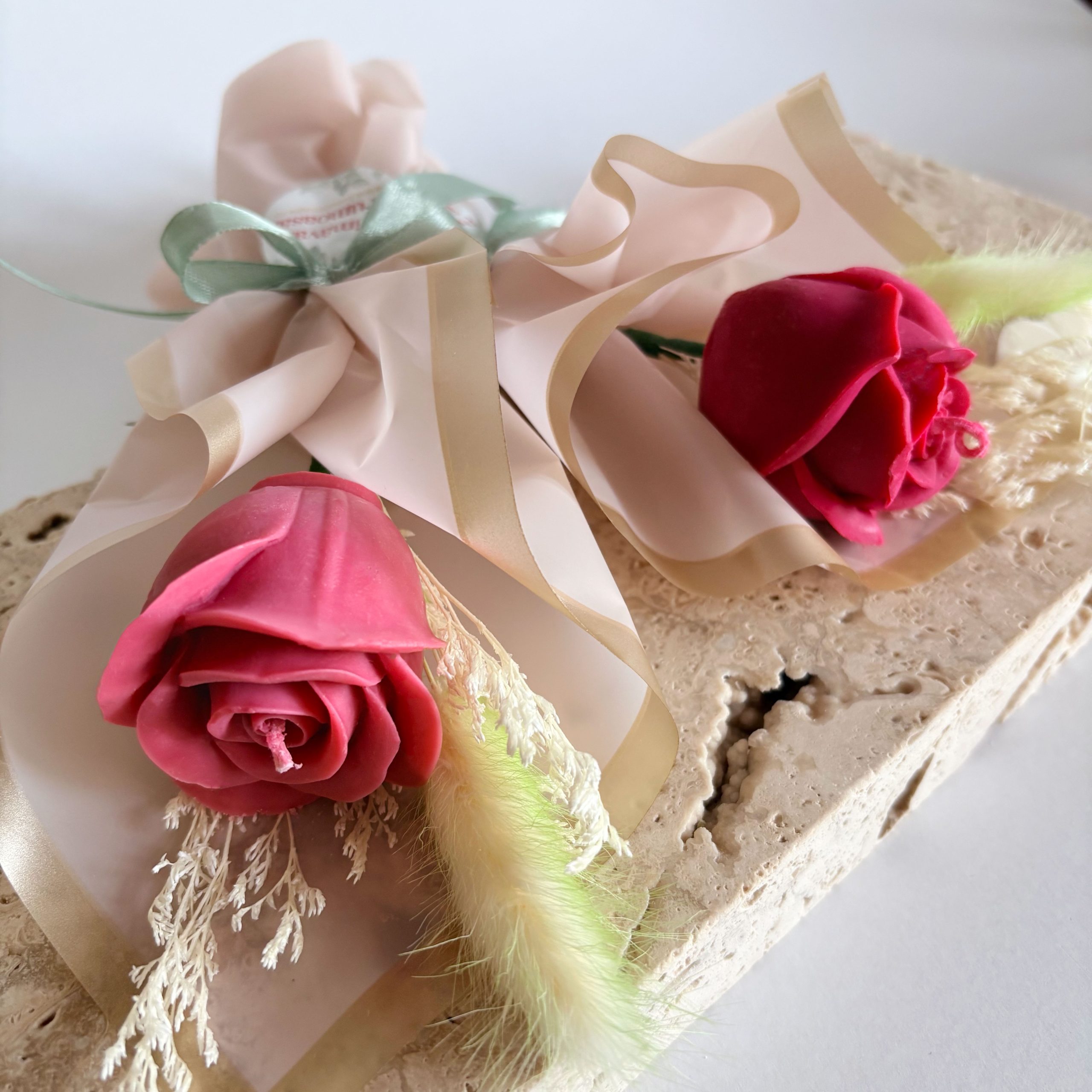 Rosette – Buchet parfumat cu trandafir, cadou pentru 1 și 8 Martie - imagine 2