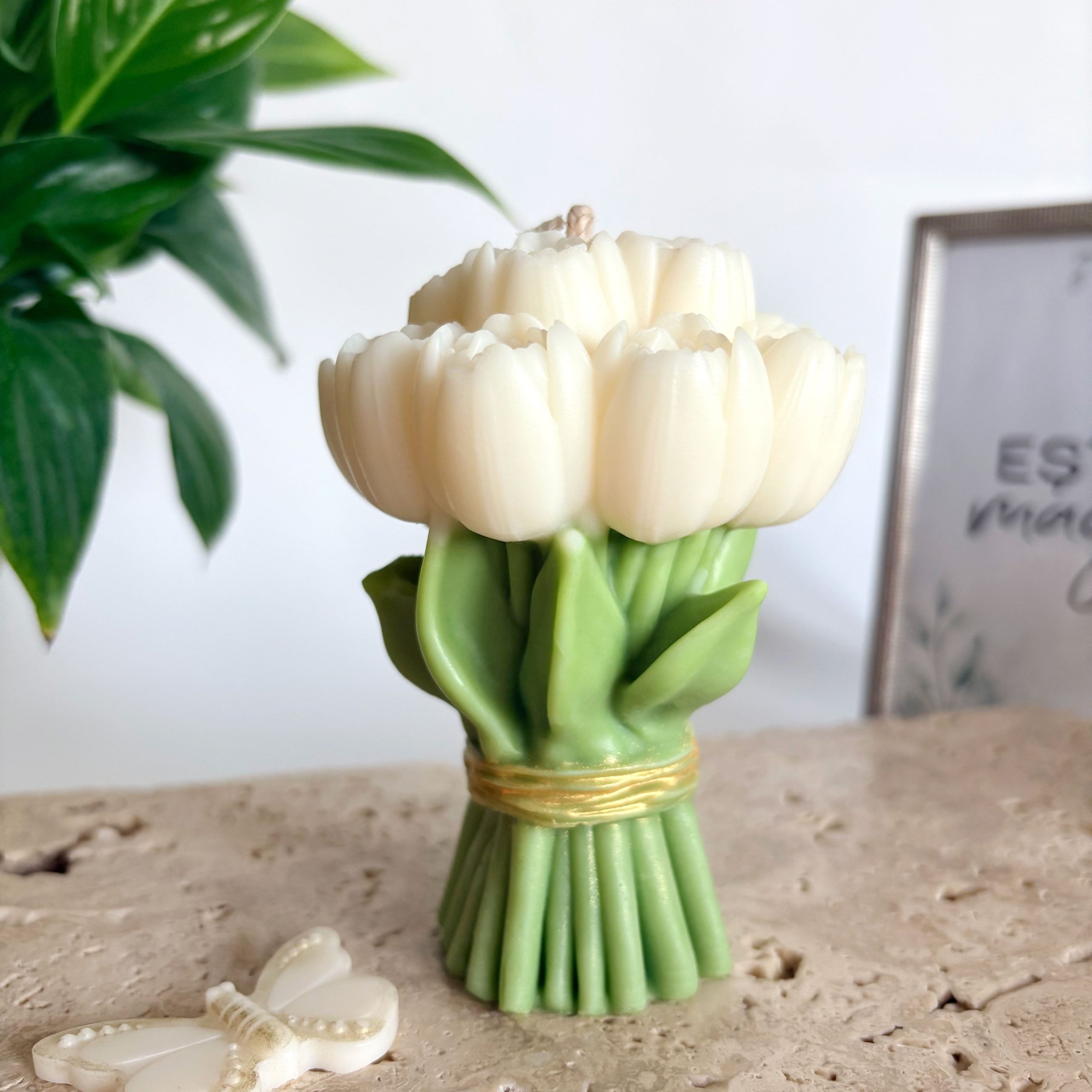 Laletina – lumânare parfumată buchet de lalele - imagine 5