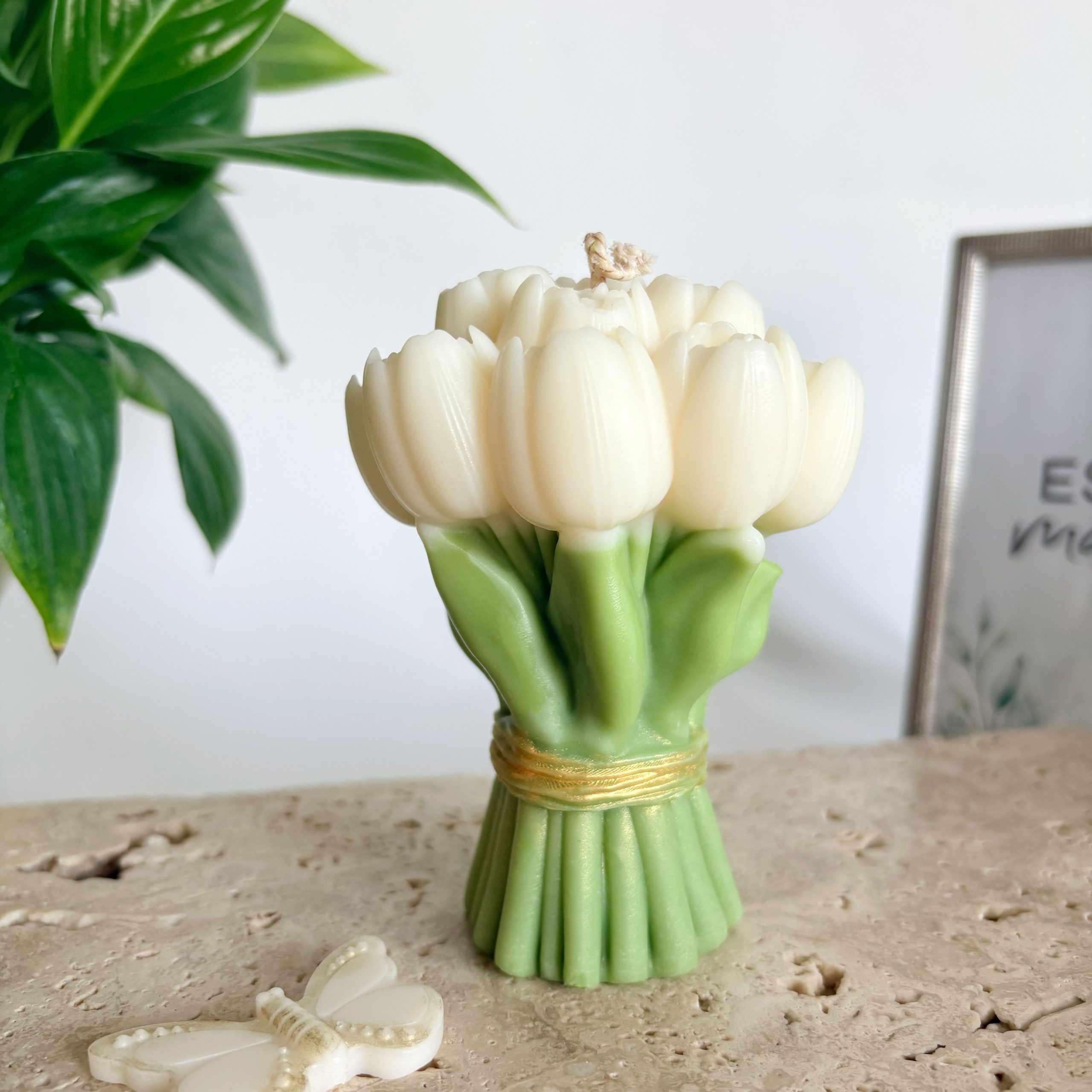 Laletina – lumânare parfumată buchet de lalele - imagine 3